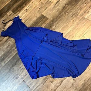 Gorgeous blue high low dress!